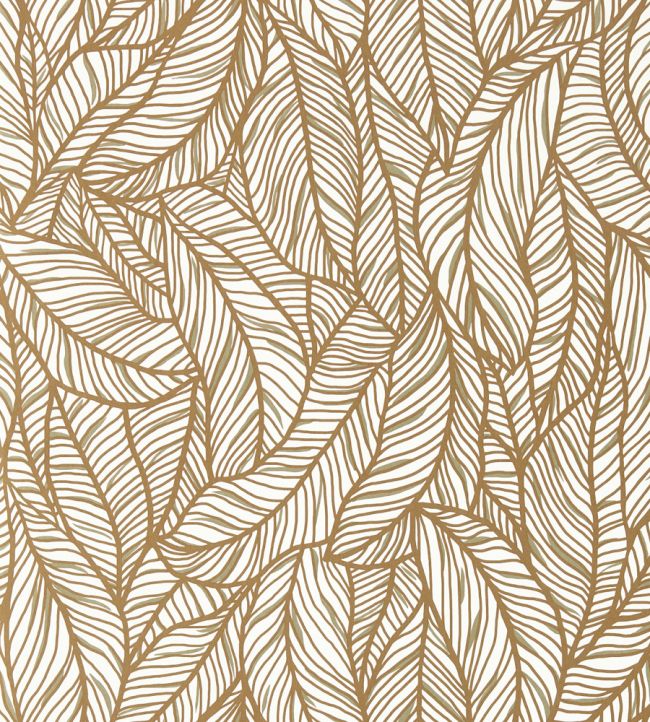 Selva Wallpaper by Clarke & Clarke Bronze/Ivory