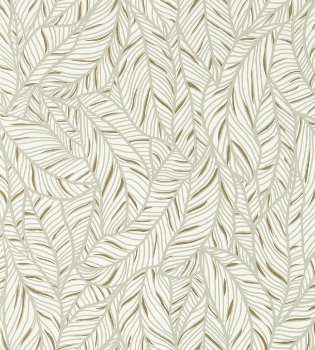 Selva Wallpaper by Clarke & Clarke Linen/Champagne
