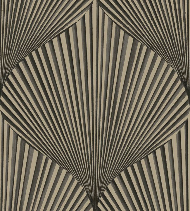 Semiramis Wallpaper by Casadeco Noir Reglisse