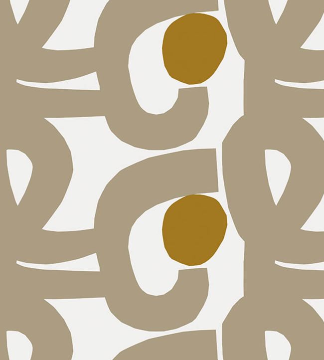 Seppel Wallpaper by Marimekko Grey
