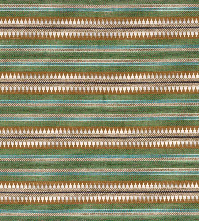 Serapes Fabric by Casamance Ocre Vert