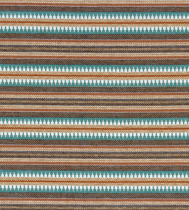 Serapes Fabric by Casamance Turquoise Marine