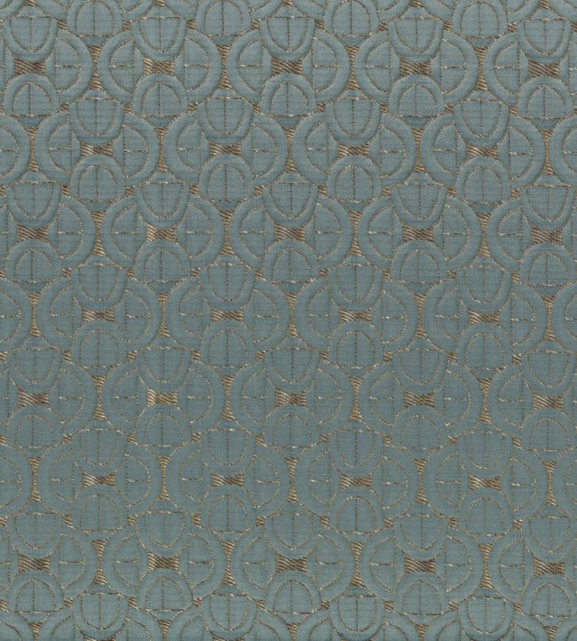 Serlio Fabric by Casamance Bleu Nordique