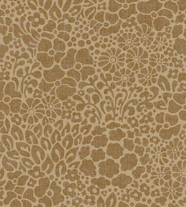 Seventies Floral Wallpaper by Eijffinger Brown/Taupe
