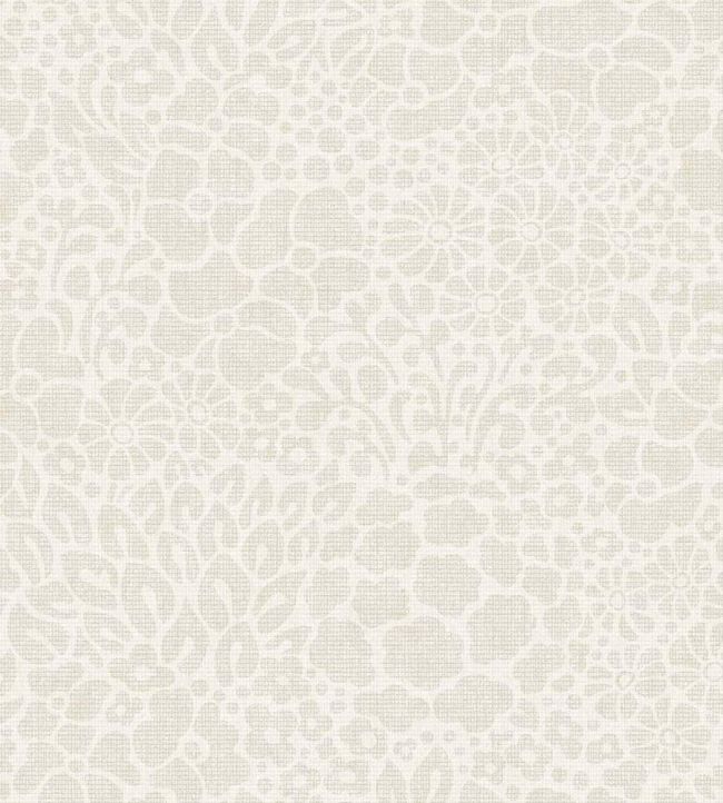 Seventies Floral Wallpaper by Eijffinger White/Cream
