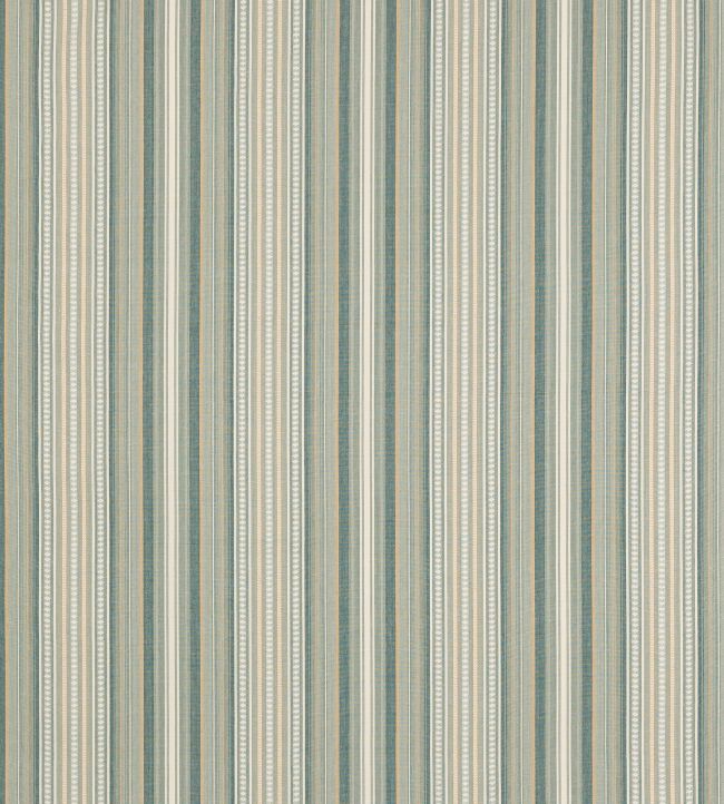 Seville Stripe Fabric by Jane Churchill Aqua