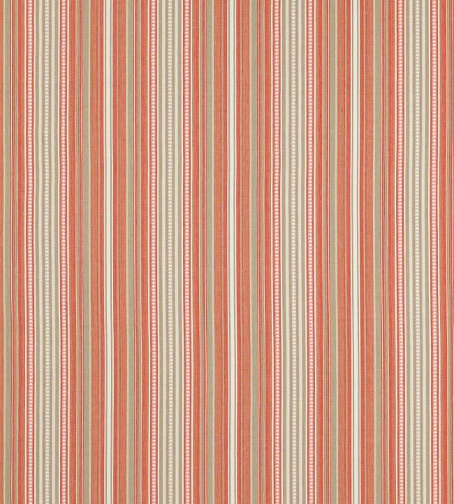 Seville Stripe Fabric by Jane Churchill Coral