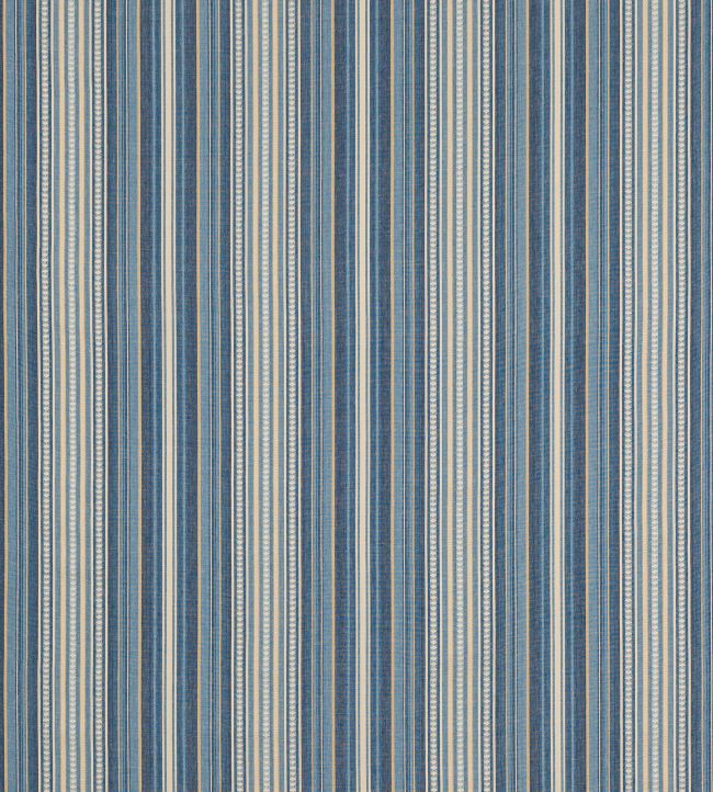 Seville Stripe Fabric by Jane Churchill Indigo
