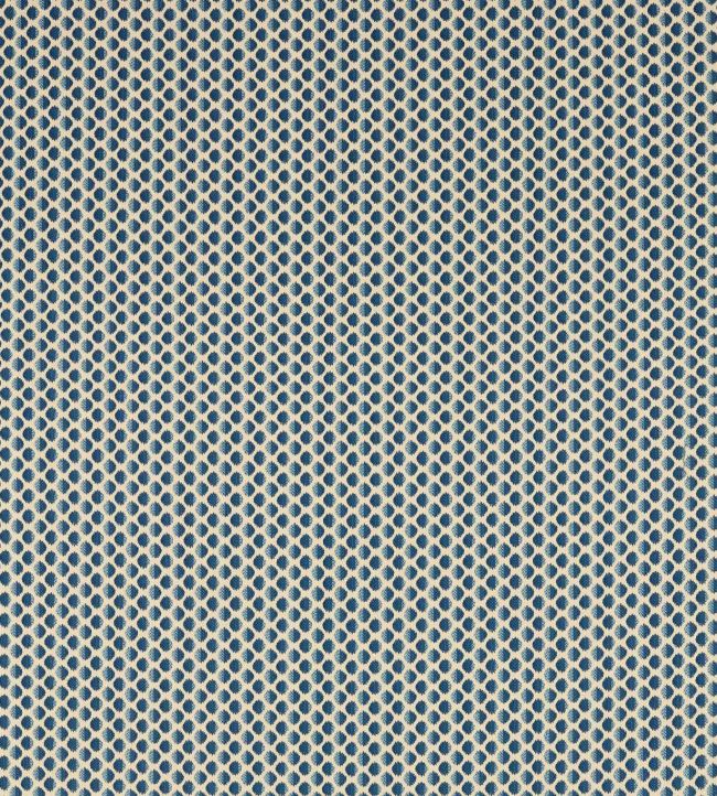 Seymour Spot Fabric by Zoffany Indigo