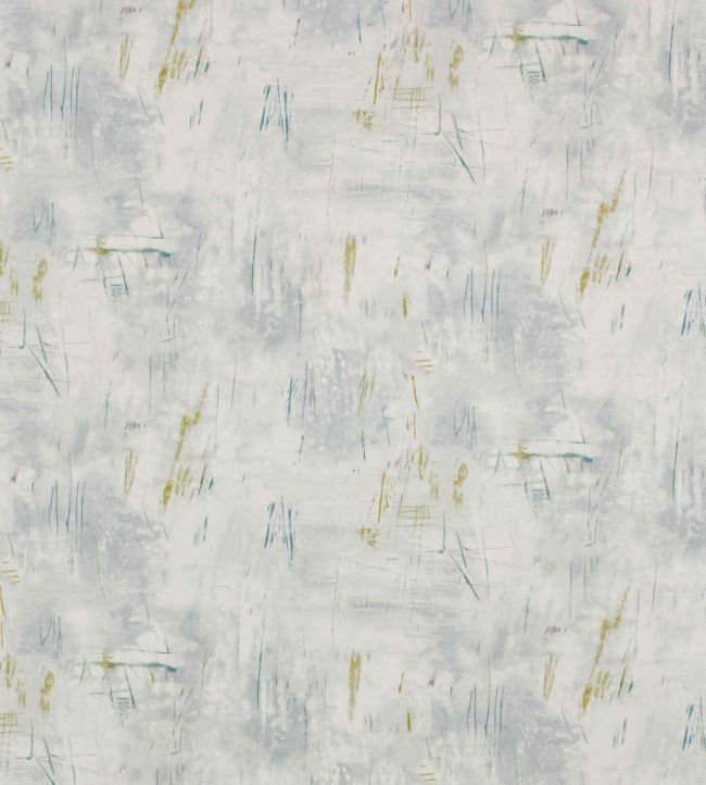 Sgraffito Fabric by Villa Nova Celadon