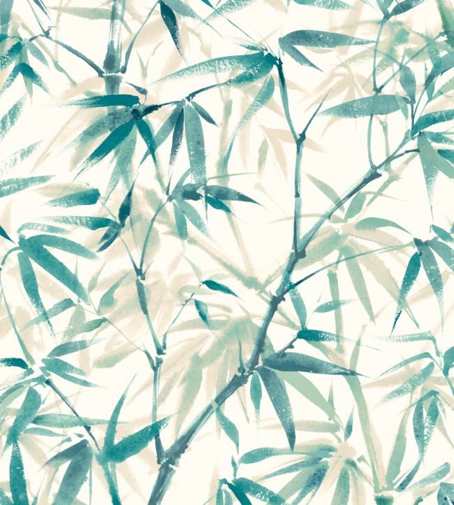 Shadow Bamboo Wallpaper by Ohpopsi Peacock