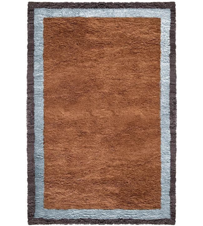 Layered Shaggy Edge rug Amber SHEDAM180270 Amber