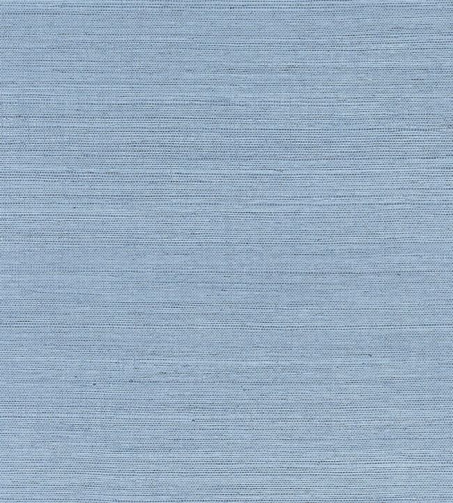 Shang Extra Fine Sisal Wallpaper by Thibaut Blue Dusk