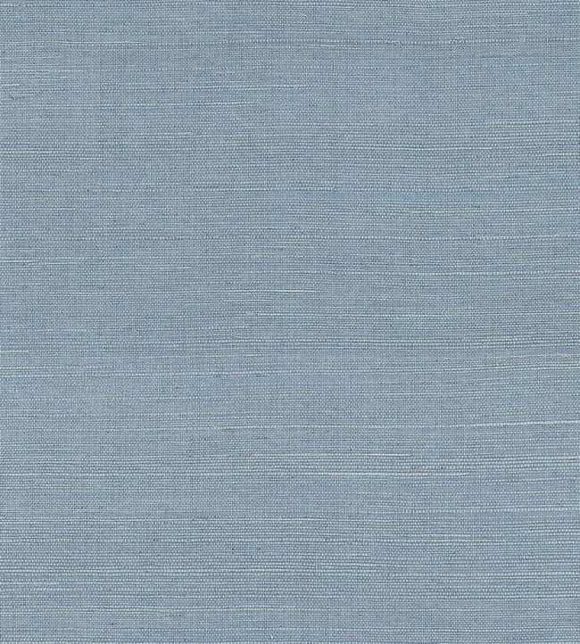 Shang Extra Fine Sisal Wallpaper by Thibaut Blue Jay