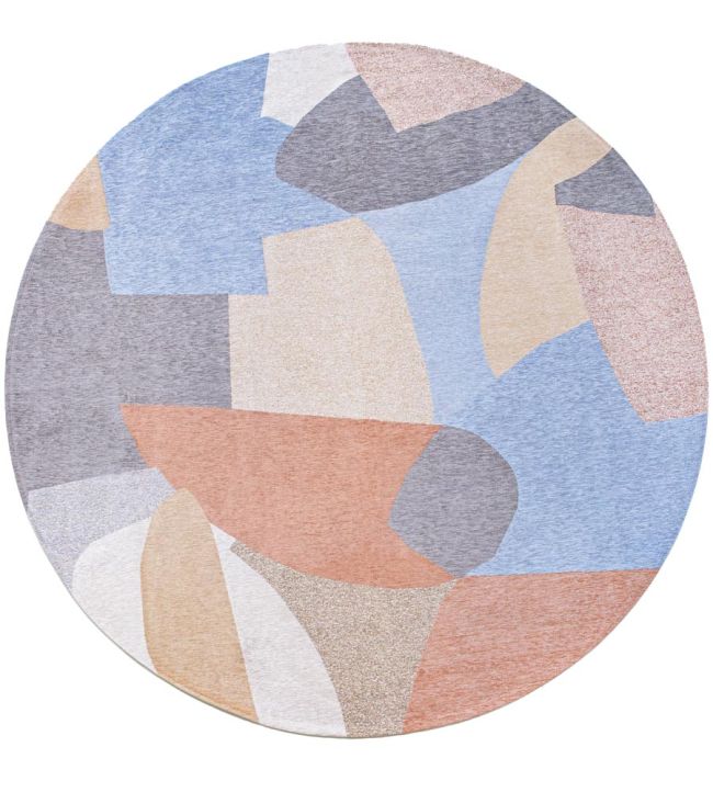 Louis De Poortere Shapes Round rug Secret 115641 Secret