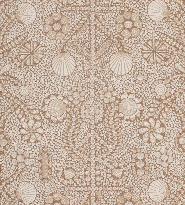 Shell Grotto Fabric by Fermoie Sand
