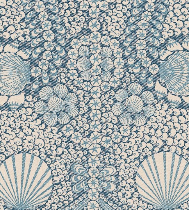Shell Grotto Wallpaper by Fermoie Blue