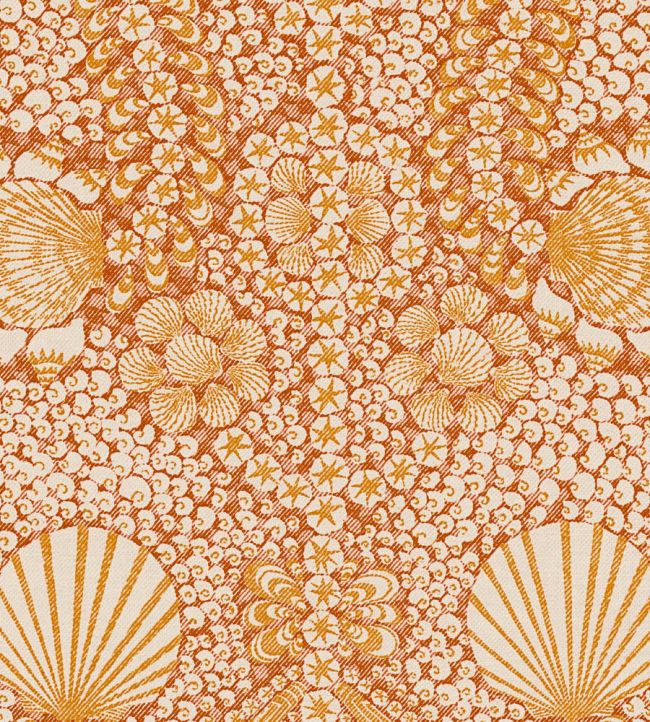 Shell Grotto Wallpaper by Fermoie Orange