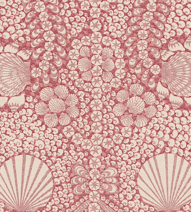 Shell Grotto Wallpaper by Fermoie Pink
