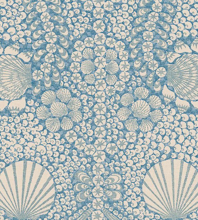 Shell Grotto Wallpaper by Fermoie Powder Blue