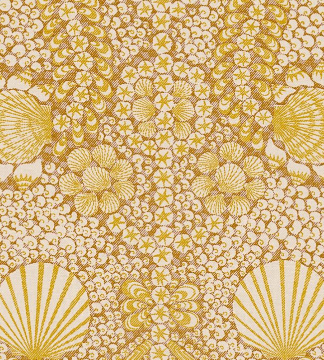 Shell Grotto Wallpaper by Fermoie Yellow