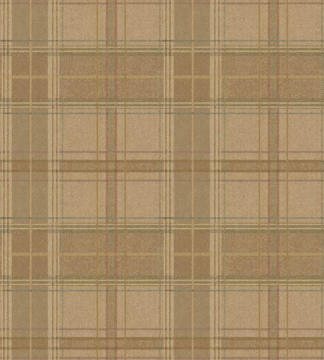 Shetland Plaid Wallpaper by Mulberry Home Antique