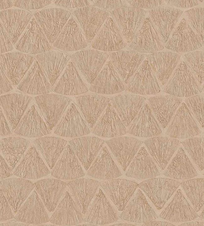 Shimmering Fans Wallpaper by Eijffinger Copper