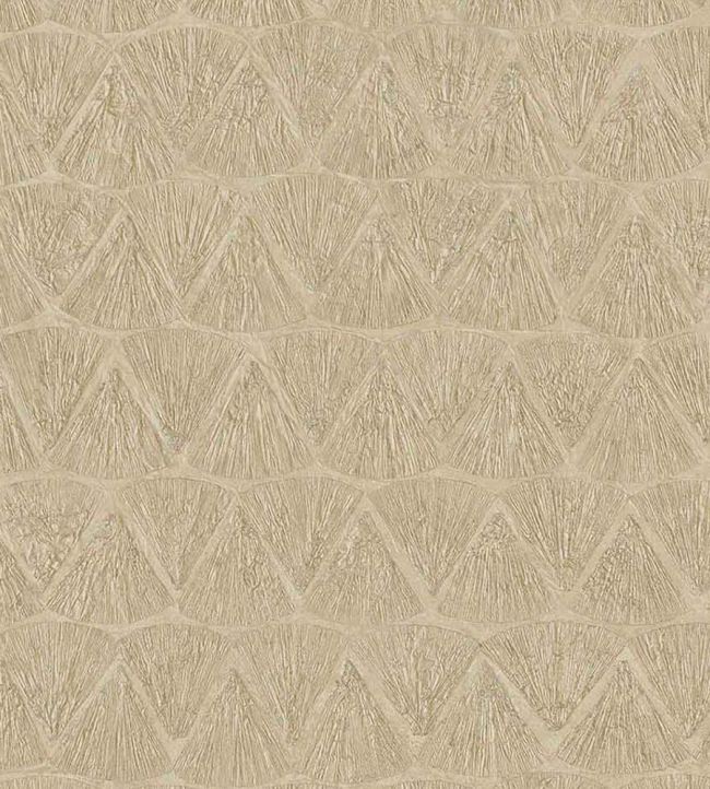 Shimmering Fans Wallpaper by Eijffinger Gold