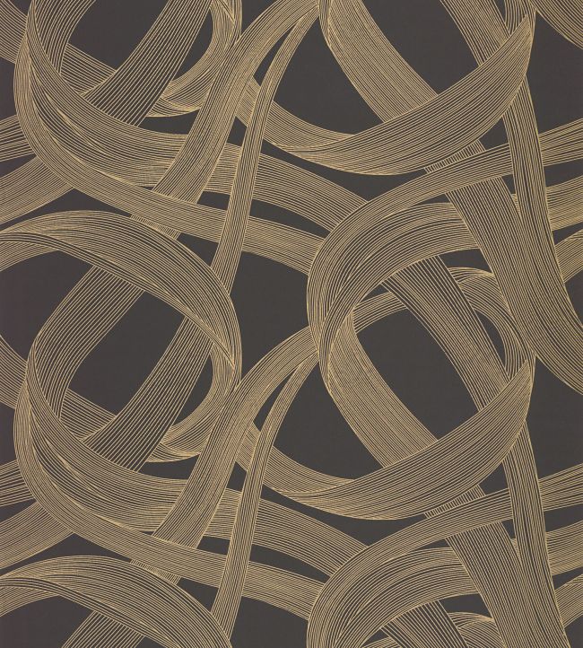 Shimmy Wallpaper by Casadeco Noir / Mordore