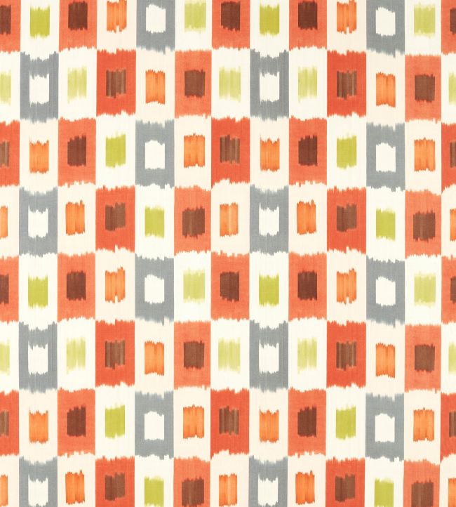 Shiruku Fabric by Harlequin Paprika / Sketched / Nectar