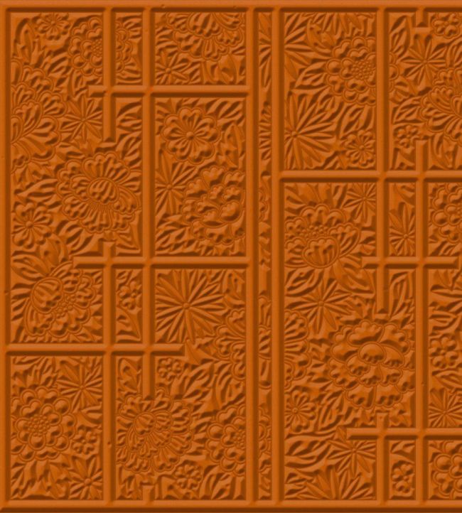 Shoji Blossom Wallpaper by Moooi Copper