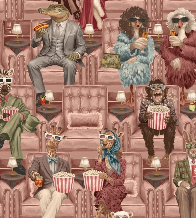Showtime Wallpaper by Brand McKenzie Pink Whisper