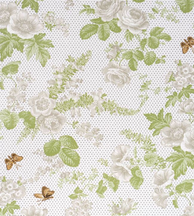 Sibyl Chintz Fabric by Schumacher Neutral