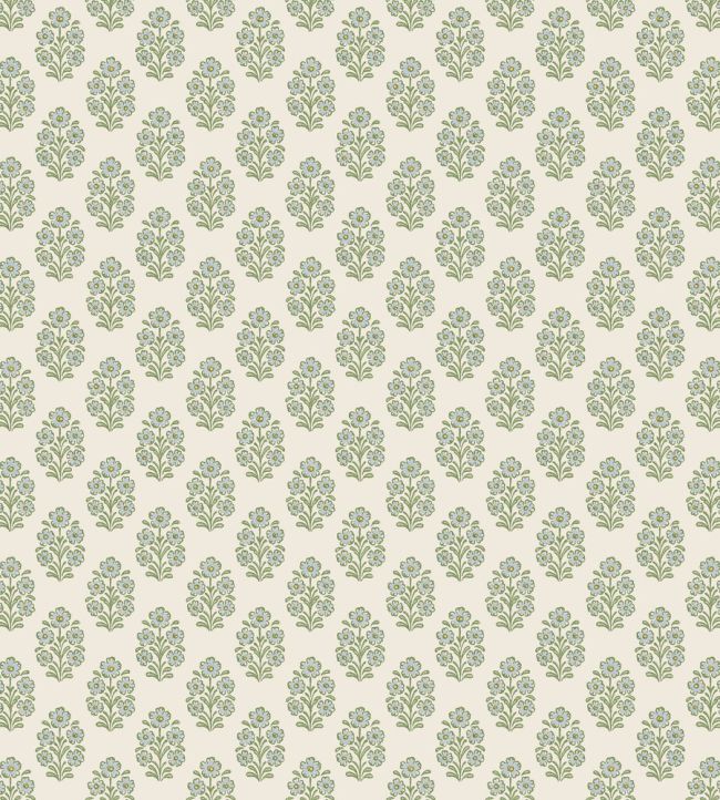Sibylla Wallpaper by Borastapeter Blue/Green
