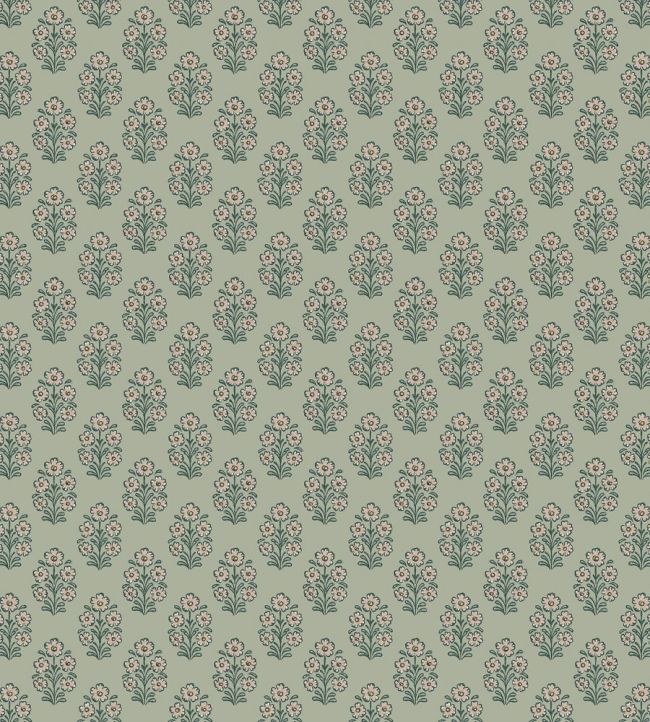 Sibylla Wallpaper by Borastapeter Green
