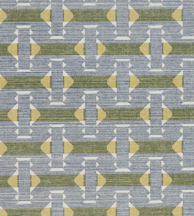 Sicily Fabric by Fermoie Blueberry