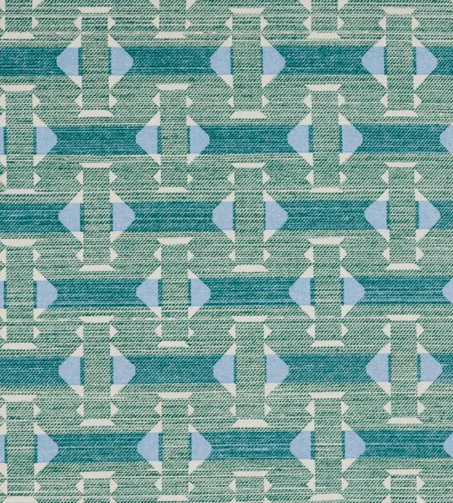 Sicily Fabric by Fermoie Teal