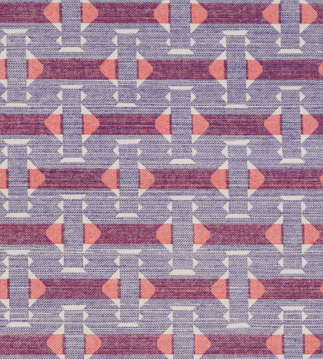Sicily Fabric by Fermoie Ultra Violet