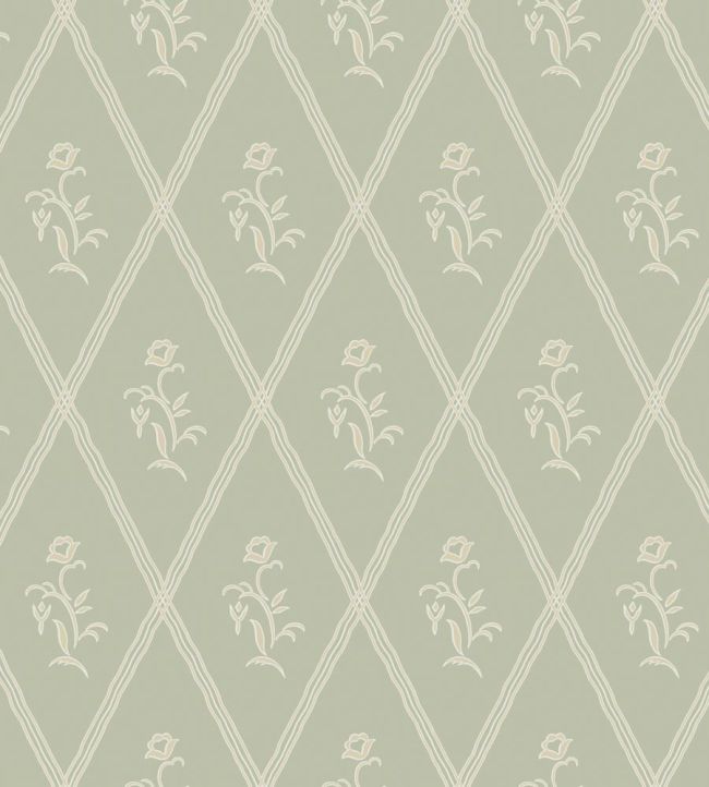 Signe Wallpaper by Borastapeter Green