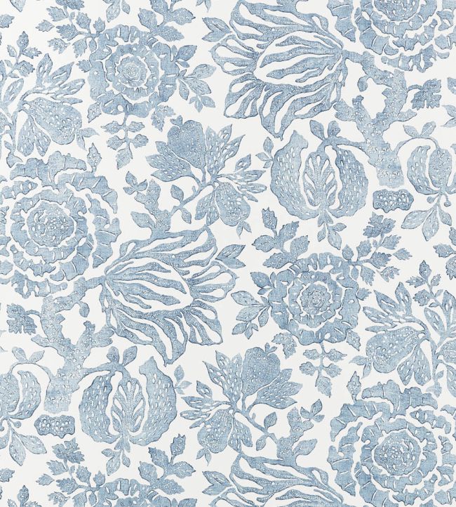 Sigourney Wallpaper by Anna French Blue