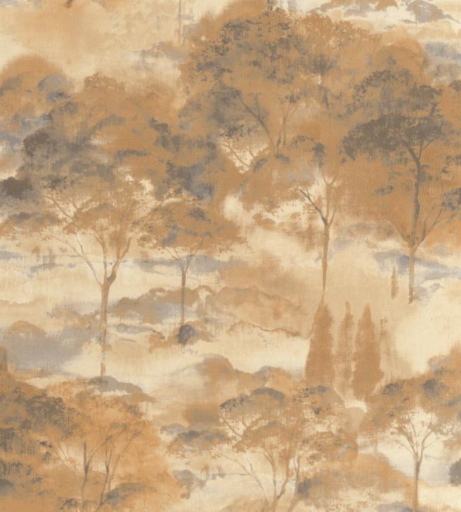 Sila Wallpaper by Casadeco Jaune Miel