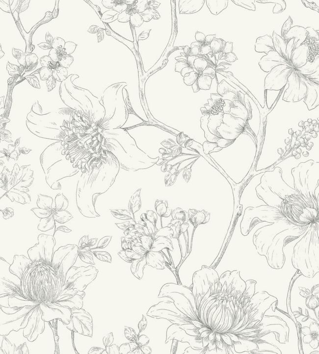 Silent Garden Wallpaper by Caselio Noir