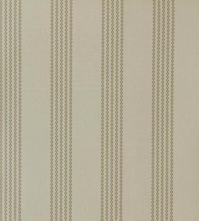 Silk Stripe Wallpaper by 1838 Wallcoverings Burnished Brown