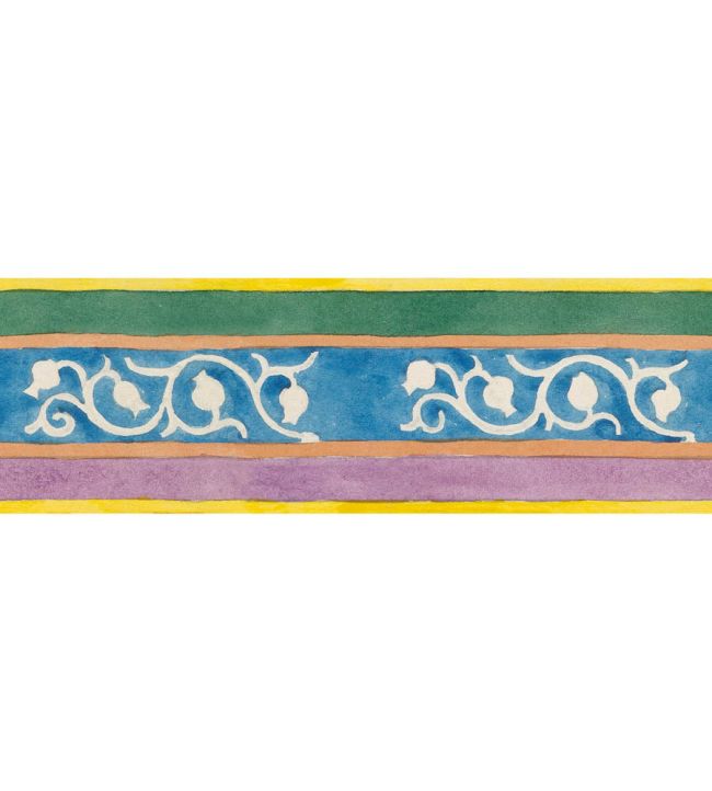 Silk Stripe Border IV Wallpaper by CommonRoom Jewel