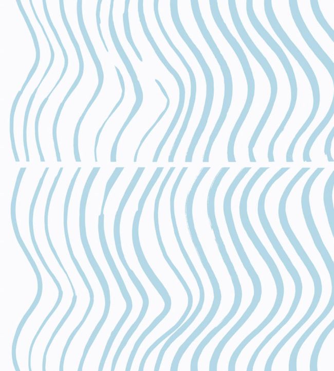 Silkkikuikka Wallpaper by Marimekko Blue