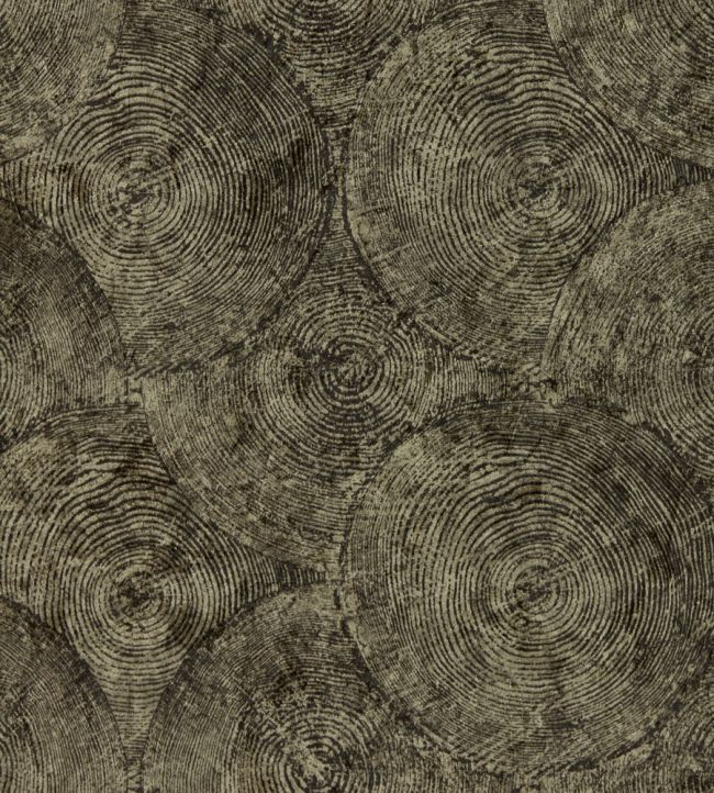 Silvan Wallpaper by Clarke & Clarke Charcoal/Gilver