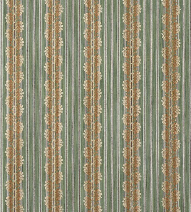 Silvano Stripe Fabric by Colefax and Fowler Green