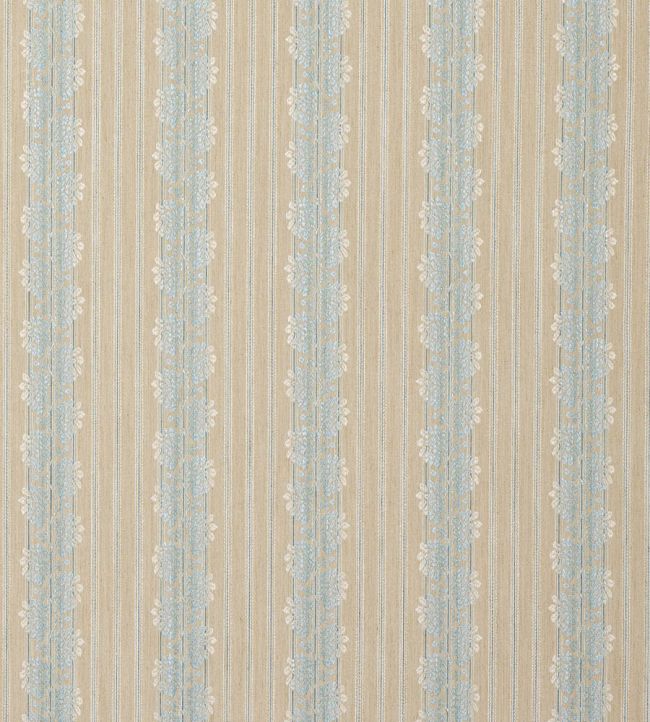 Silvano Stripe Fabric by Colefax and Fowler Pale Blue