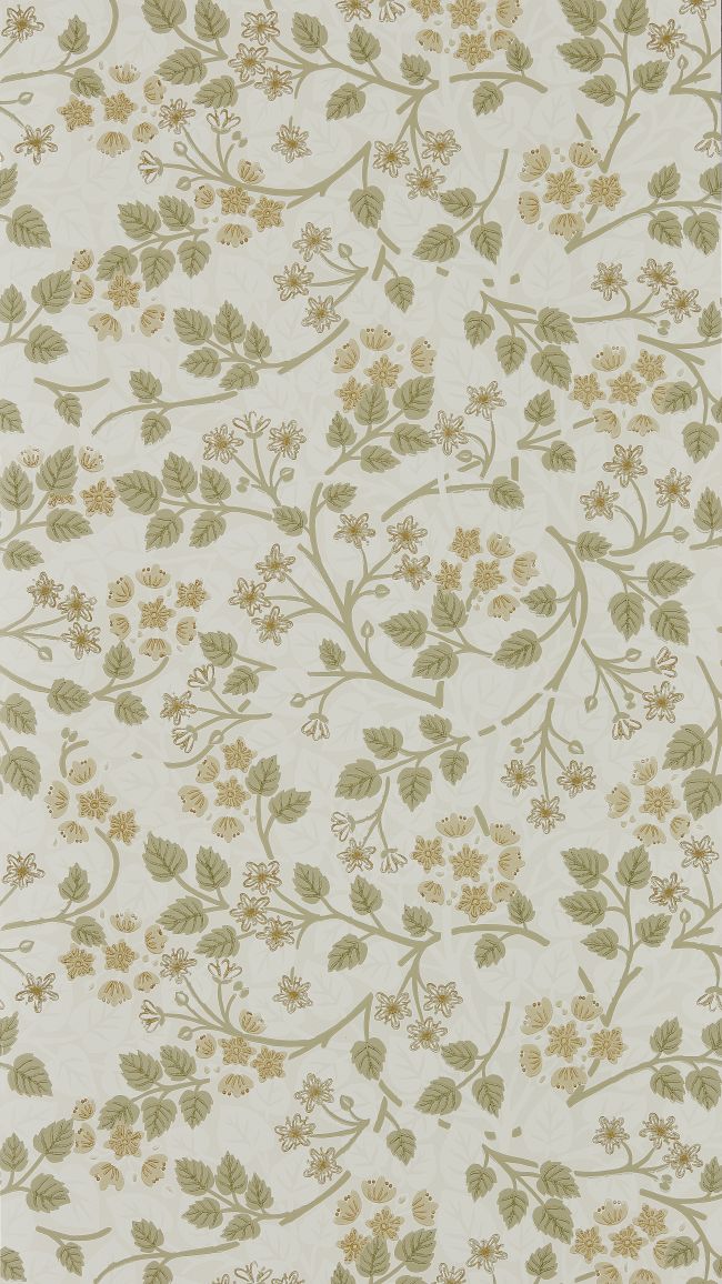 Silver Lime Wallpaper by Sanderson Lichen