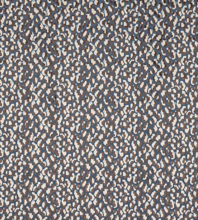 Simbar Fabric by Jane Churchill Navy